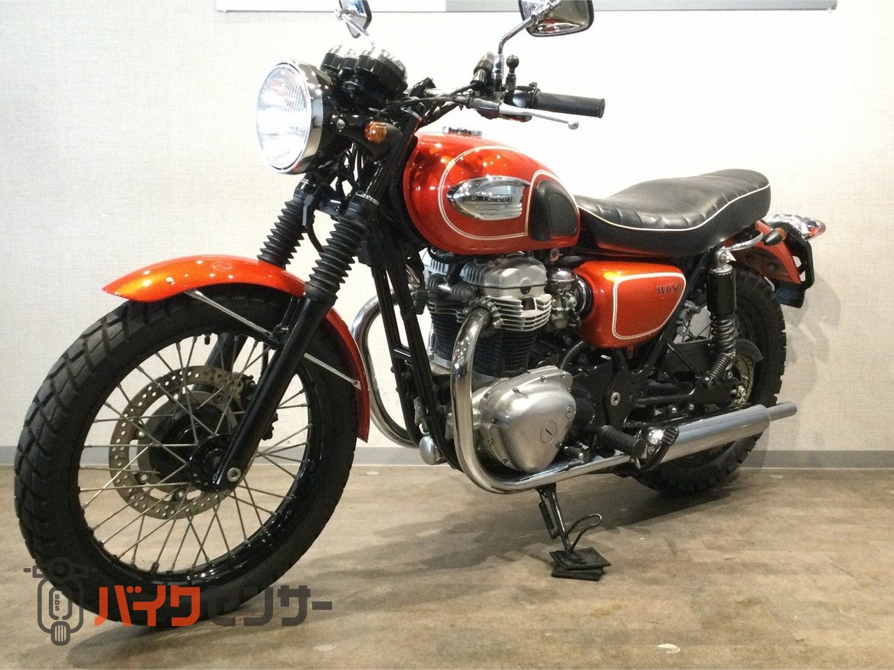 カワサキ W650 EJ650A型2007年モデル ハンドル・サイド