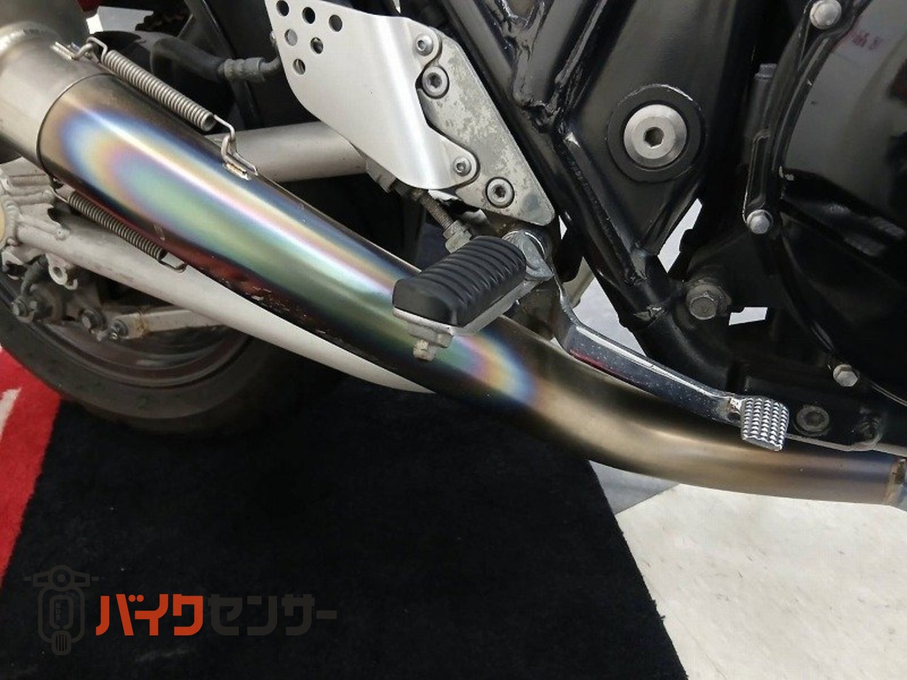 カワサキ ZRX1100 ノジマ製マフラー・エンジンガード・塗装ブラック