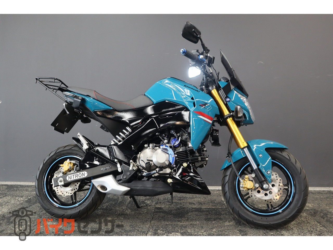 カワサキ Z125PRO 最終2021モデル スクリーン、グリップヒーター、リア