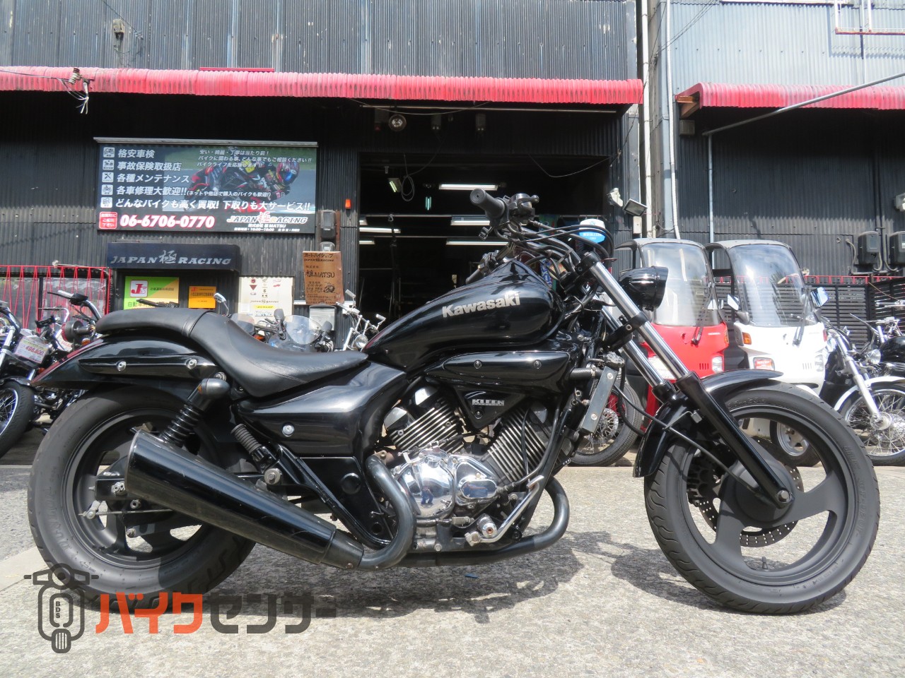 カワサキ エリミネーター250V ブラックカラー ローダウンカスタム