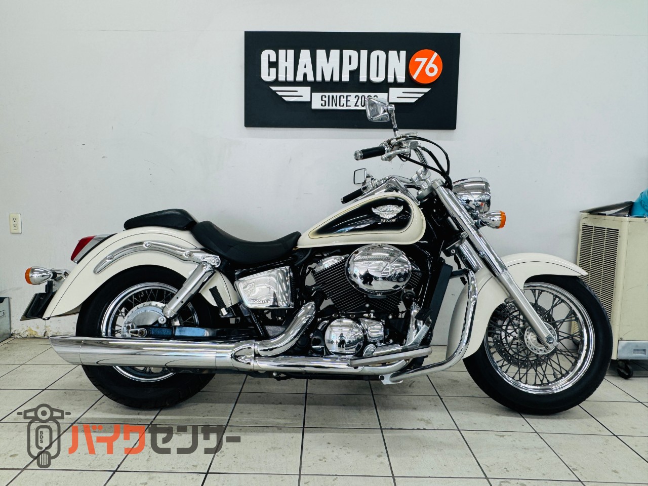 ホンダ シャドウ400クラシック エンジンガード サイドバック