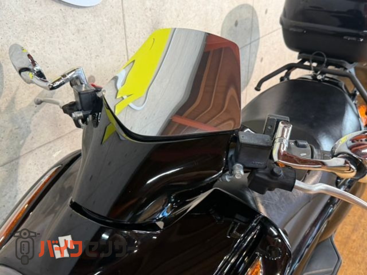 スズキ ジェンマ250 リアキャリアボックス 社外メーターバイザー