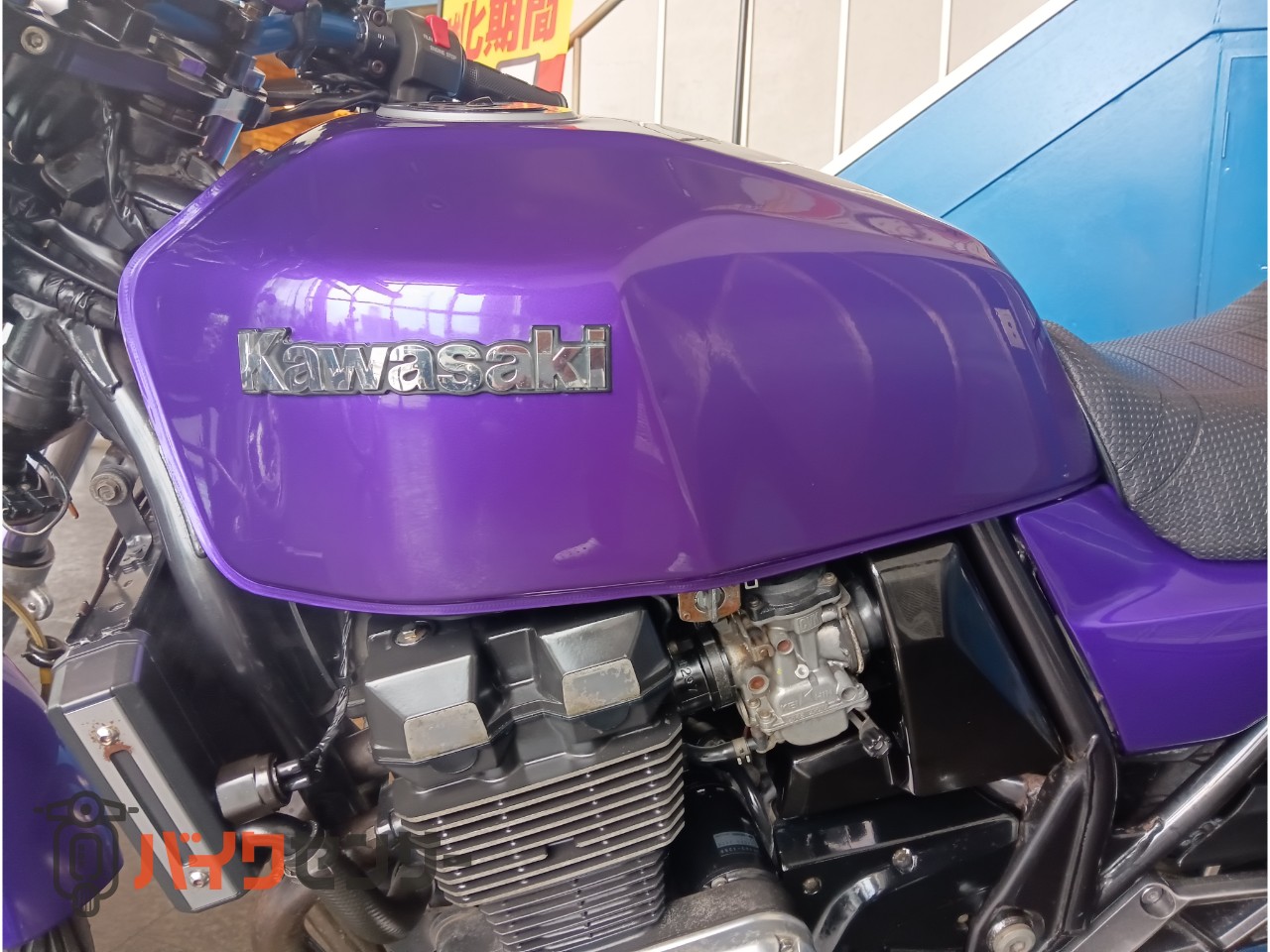 カワサキ ZRX400 フューエルタンク 紫 車両情報:カワサキ ZRX400−II