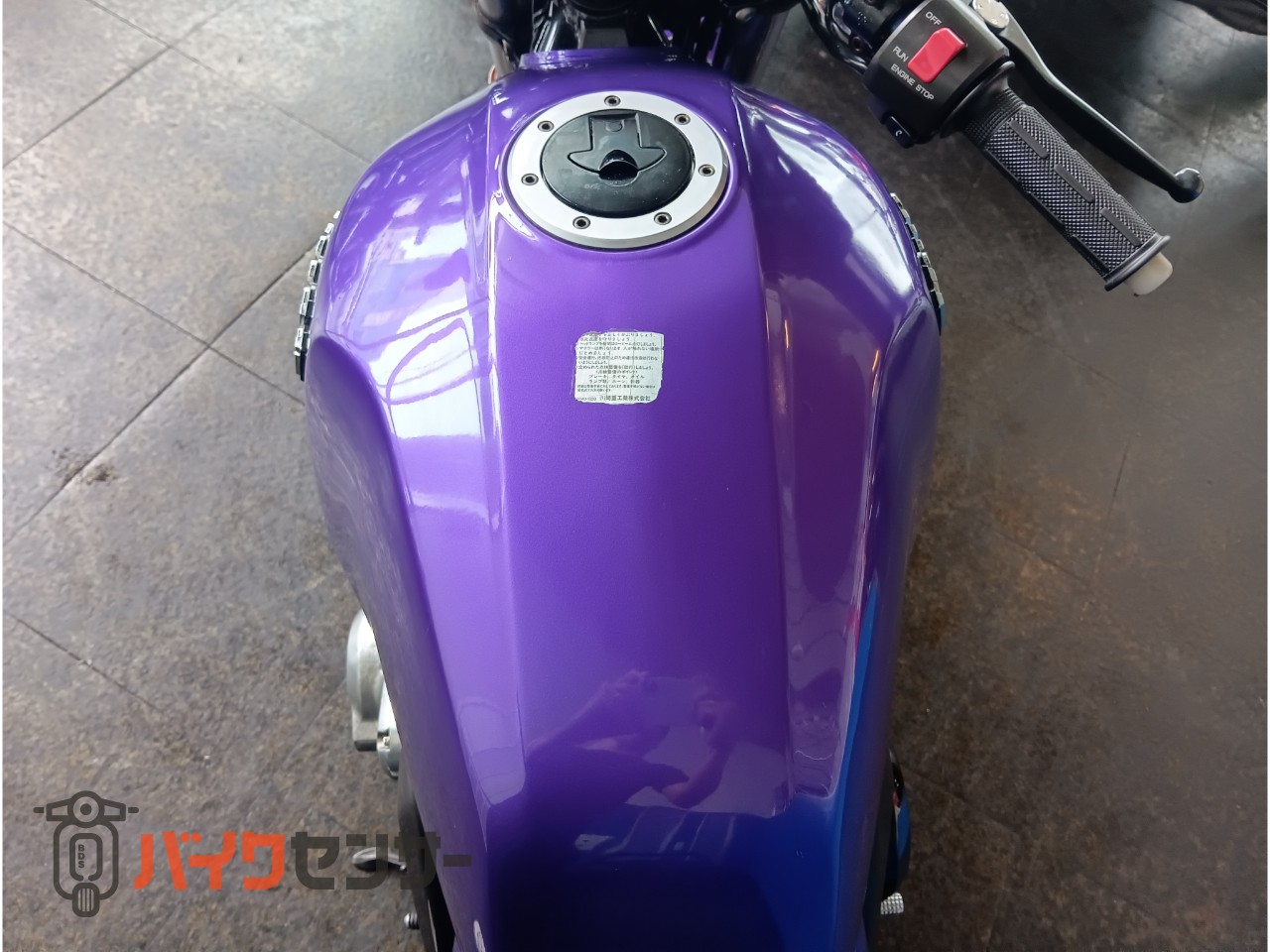 カワサキ　ZRX400 フューエルタンク　紫 カワサキ ZRX400-2 19519 B681327| BDSバイクセンサー