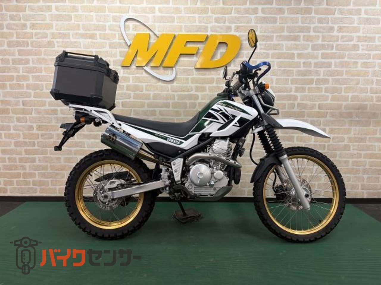 ヤマハ セロー250 マフラーSPTADAO グリップヒーター マルチバー ZETA
