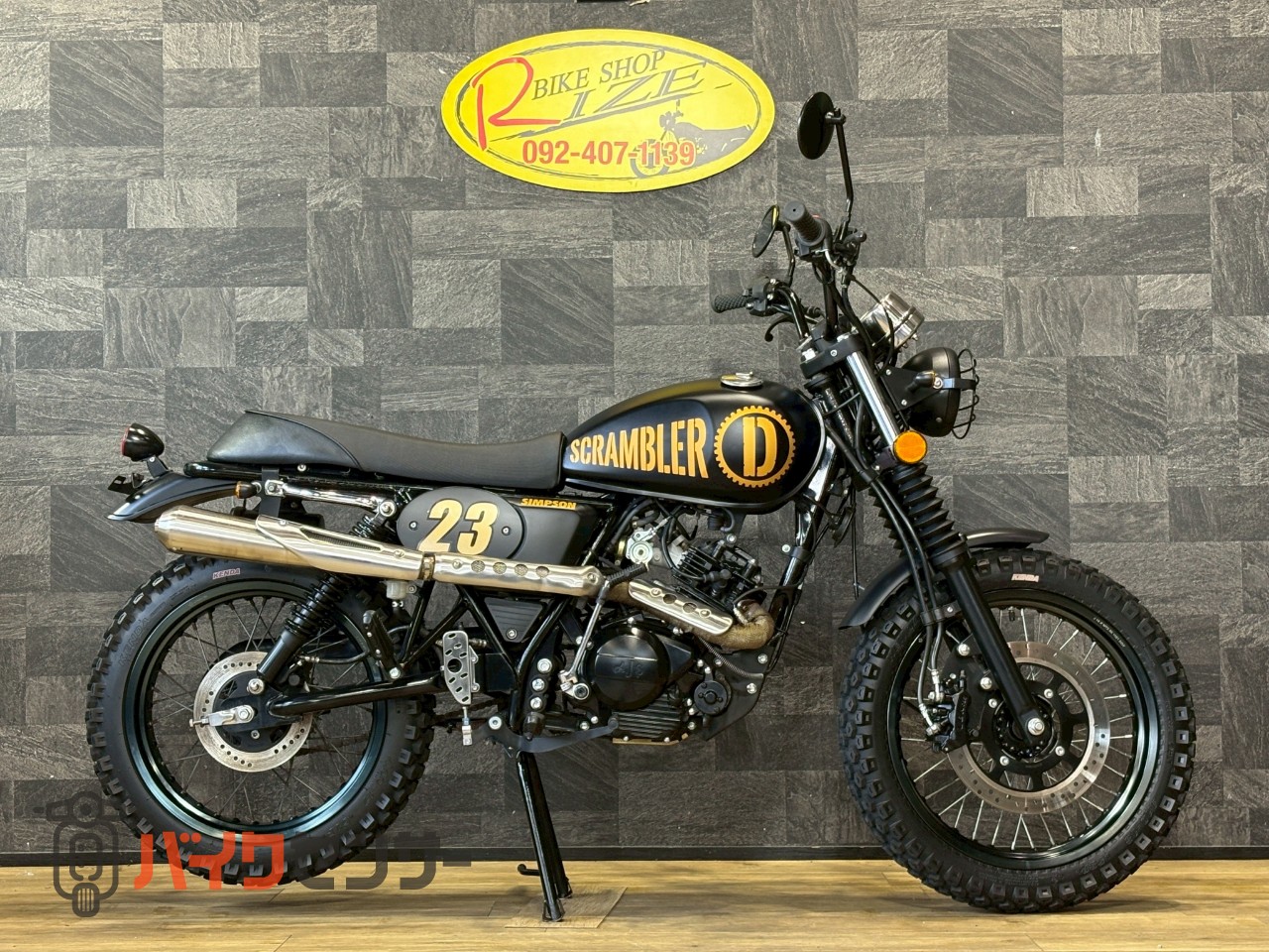 その他外車 新入荷！！AJS デザートスクランブラー125 ブラック 7355Km