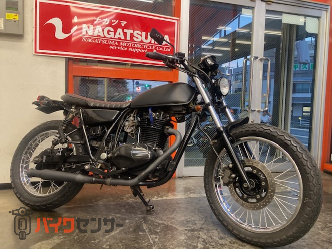 カワサキ 250TR 2005年モデル キャブ車 社外マフラー 前後