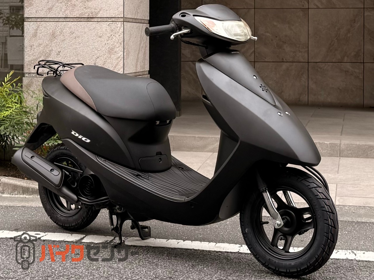 ホンダ DIO-6 ディオ6型 前後タイヤ新品 AF68 マットブラック ツヤケシ