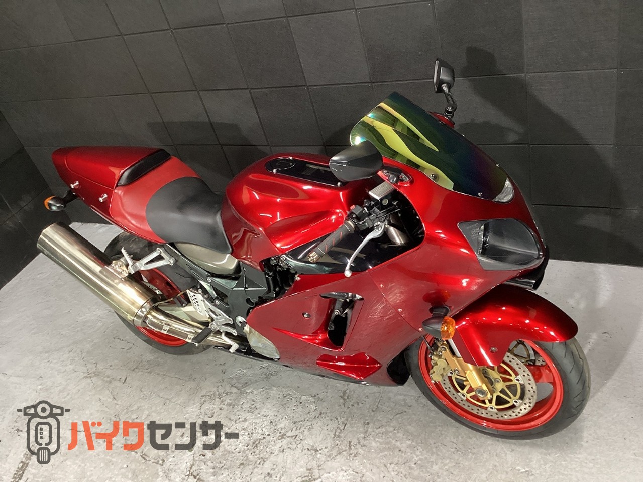 カワサキ ZX-12R 乗出し整備済・車検残(R10年9月迄)・フロントタイヤ