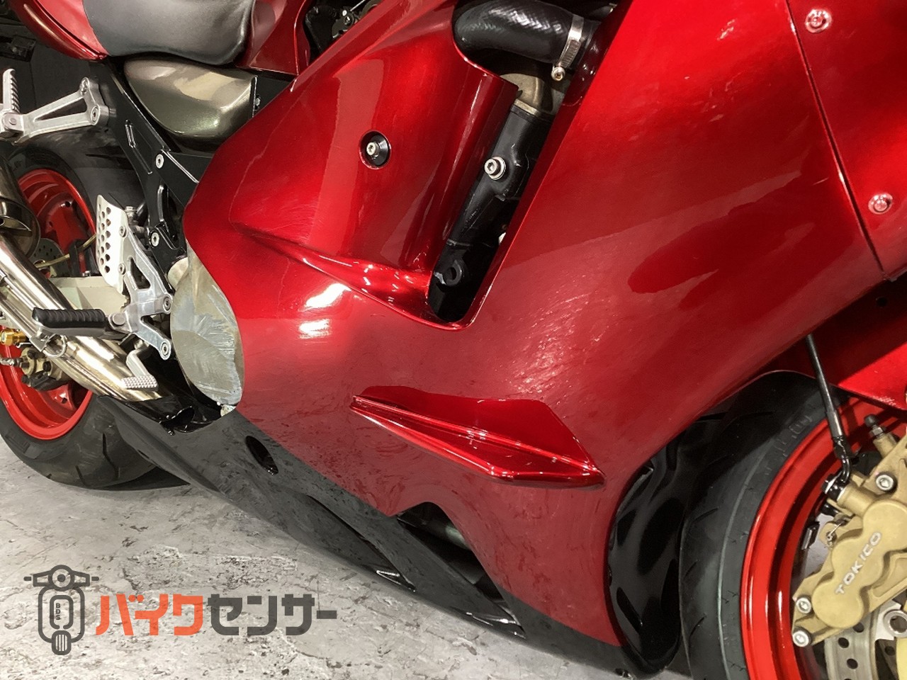カワサキ ZX-12R 乗出し整備済・車検残(R10年9月迄)・フロントタイヤ