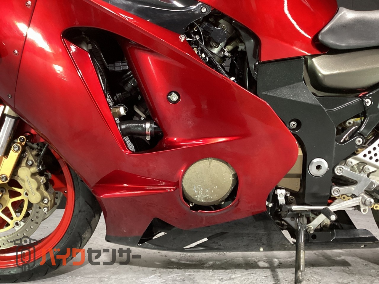 カワサキ ZX-12R 乗出し整備済・車検残(R10年9月迄)・フロントタイヤ