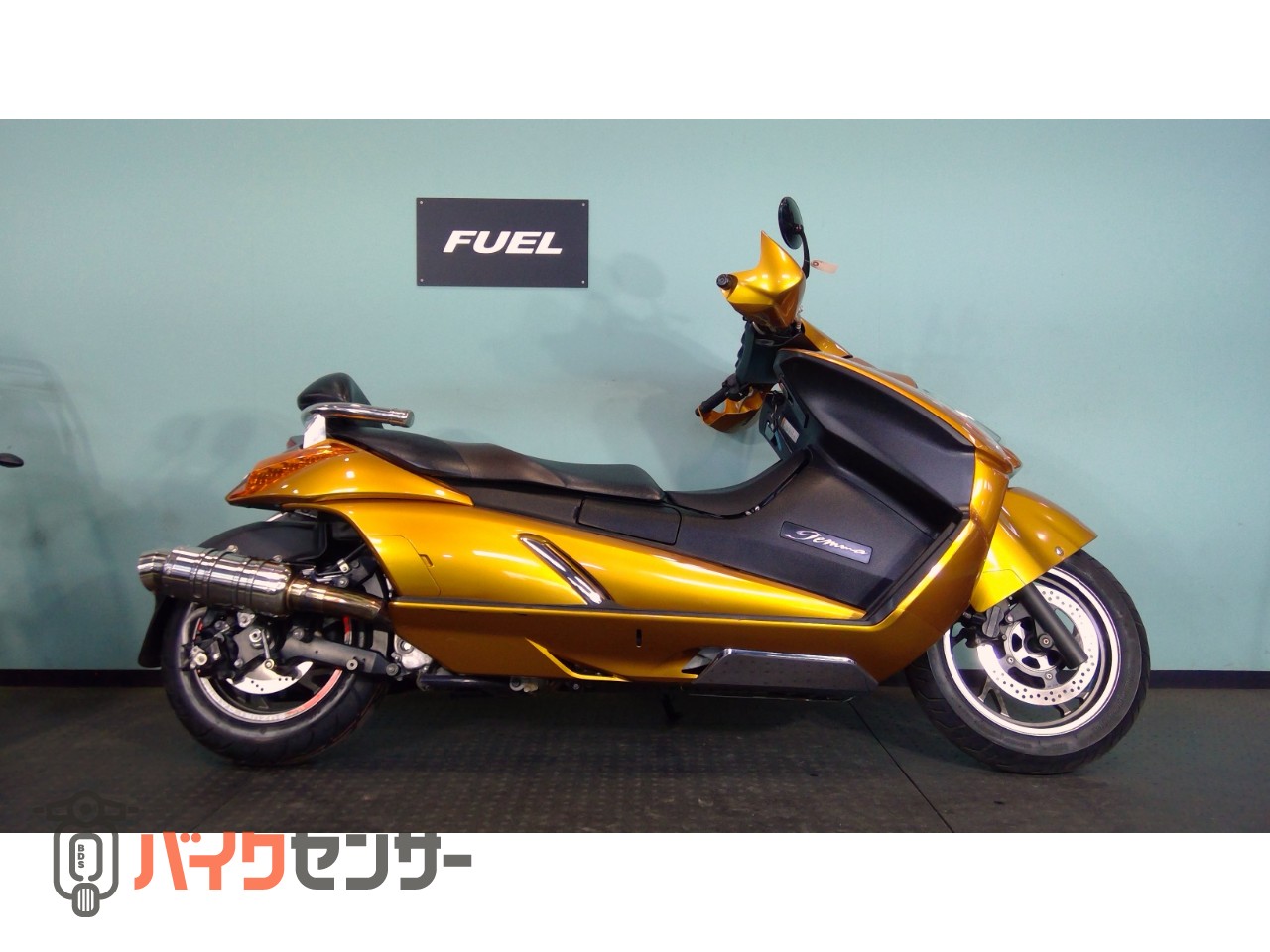 スズキ ジェンマ250 CJ47A ETC 社外マフラー バックレスト ナックル