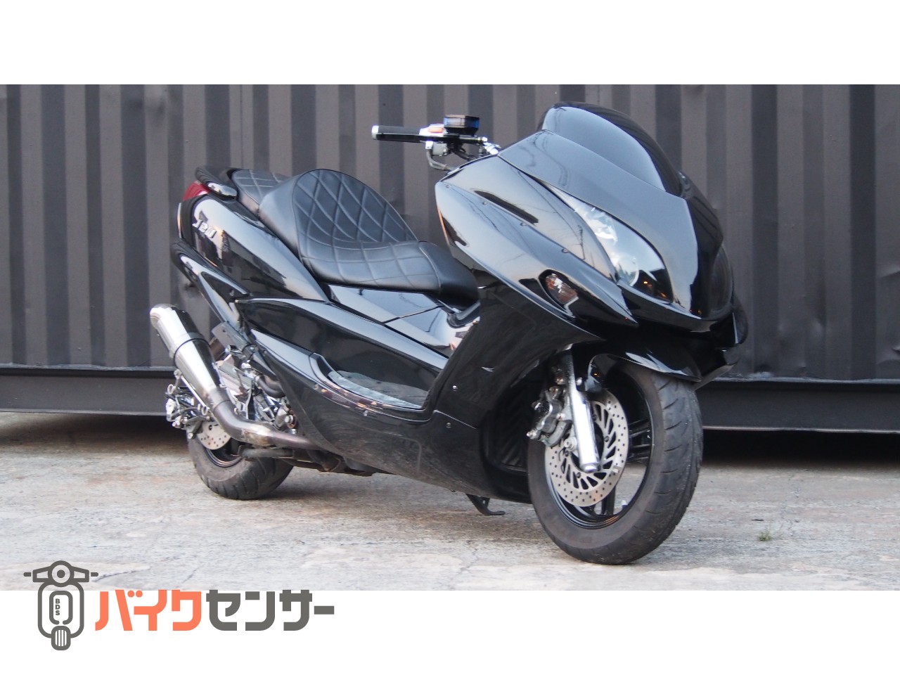 ヤマハ マジェスティ250 4D9 ブラック フルエアロ ローダウンカスタム