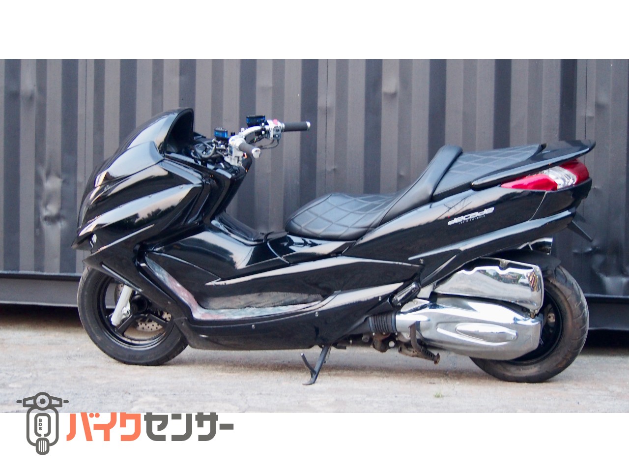 ヤマハ マジェスティ250 4D9 ブラック フルエアロ ローダウンカスタム