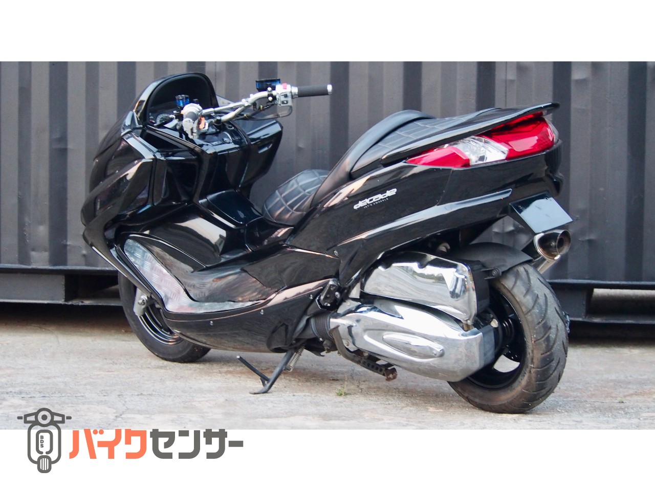 ヤマハ マジェスティ250 4D9 ブラック フルエアロ ローダウンカスタム