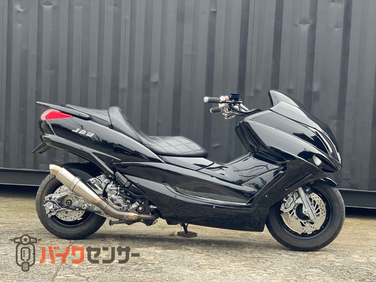 ヤマハ マジェスティ250 4D9 ブラック フルエアロ ローダウンカスタム