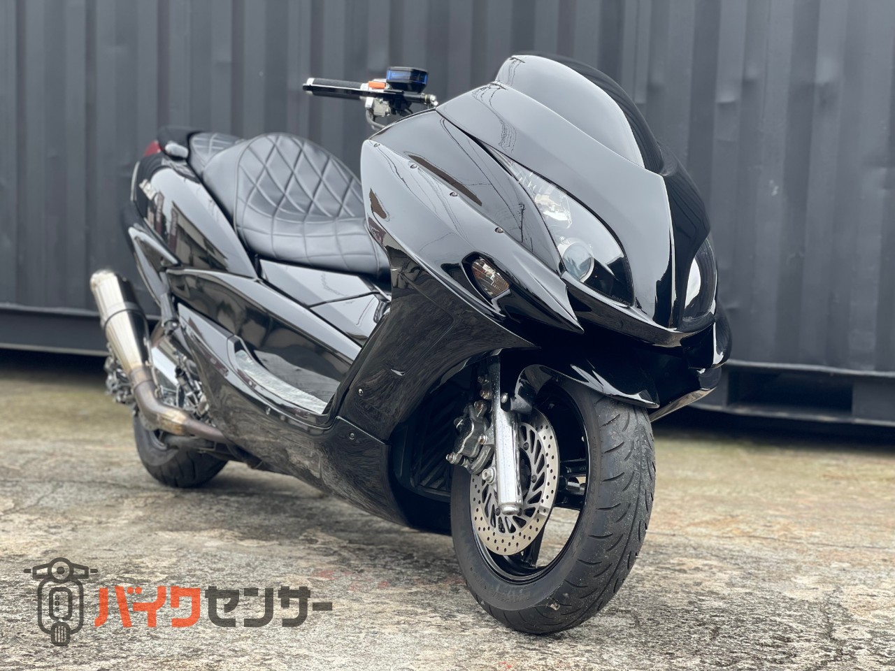 ヤマハ マジェスティ250 4D9 ブラック フルエアロ ローダウンカスタム