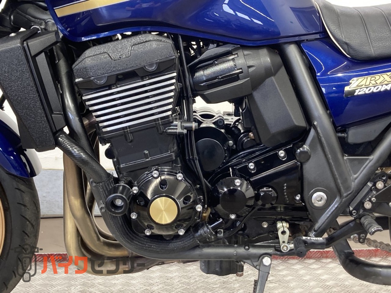 カワサキ ZRX1200DAEG 79076 ETC装着 社外ハンドル 社外マフラー