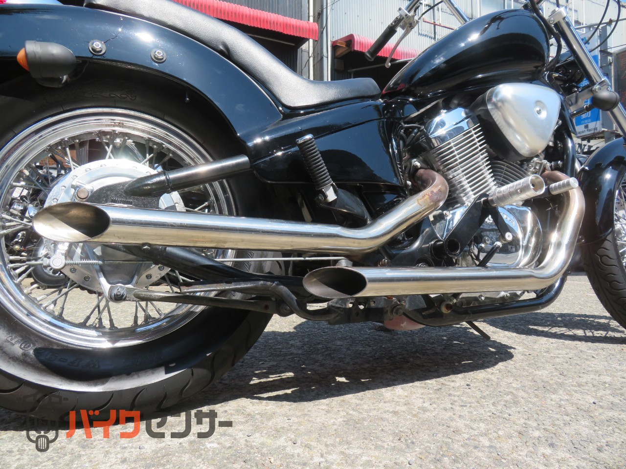 ホンダ スティード400 ブラックカラー ミッドコントロールKit