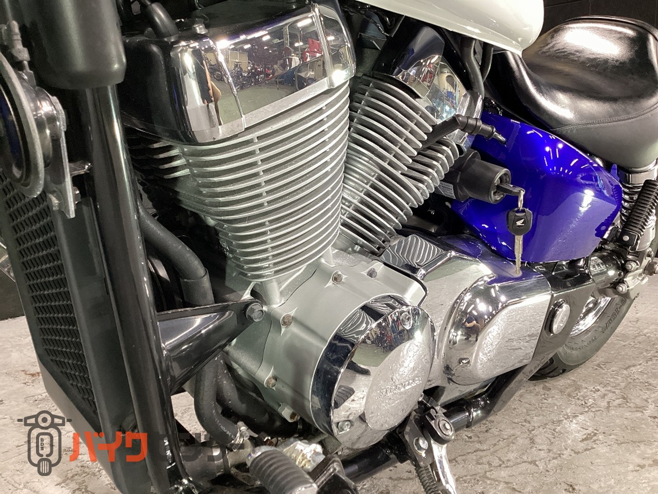 ホンダ シャドウ400カスタム 乗出し整備済・車検残(R10年9月迄)・NC45