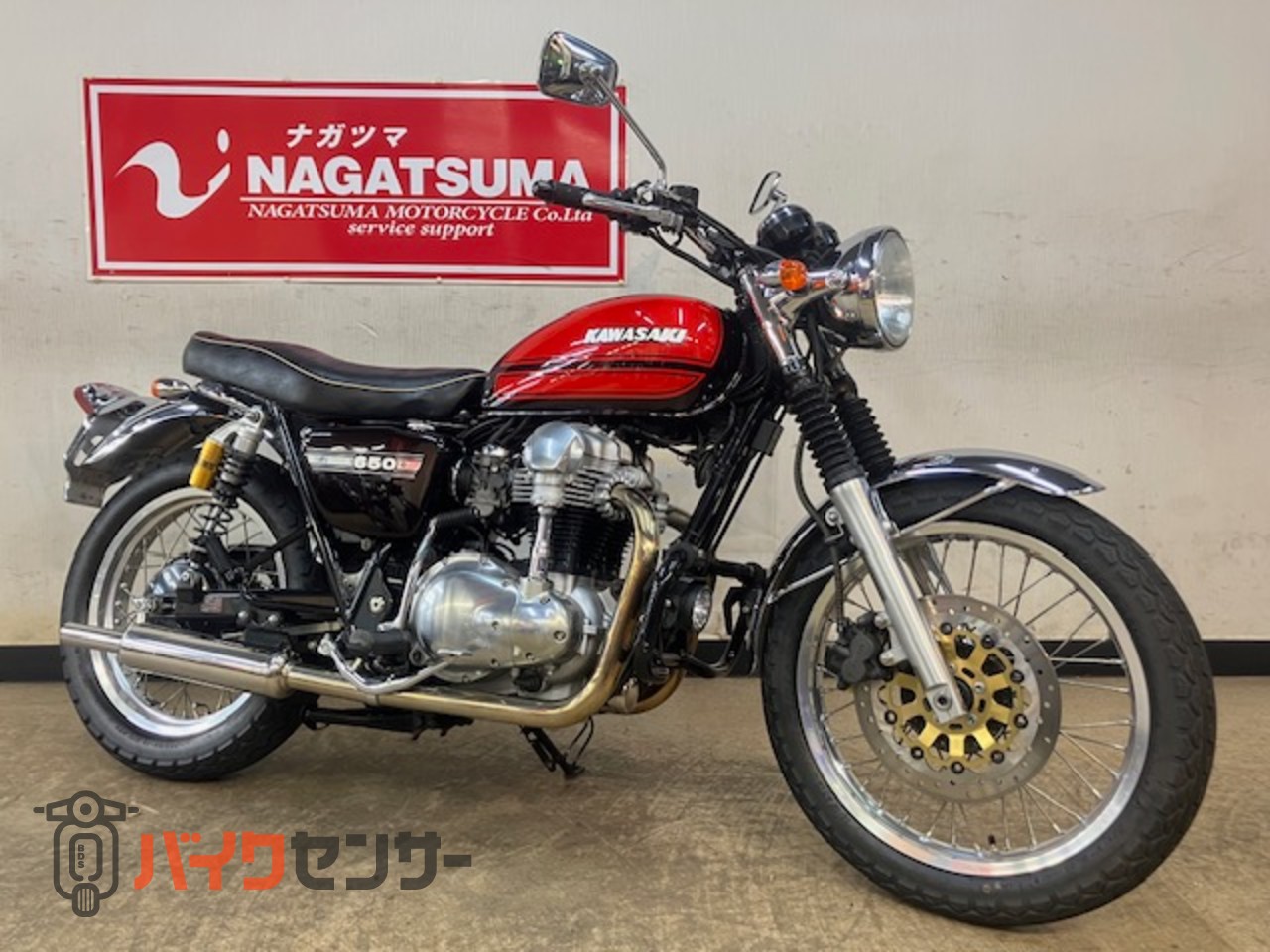 カワサキ W650 2006年モデル W3仕様カスタム 別体型ETC