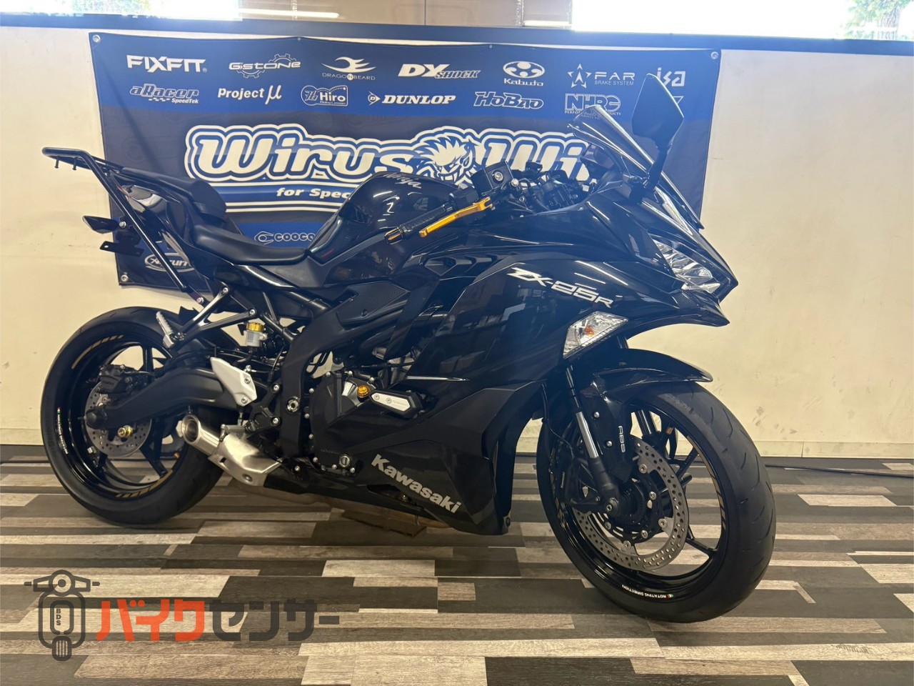 カワサキ Ninja ZX-25R ETC 可変レバー マルチバー USB電源 エンジン