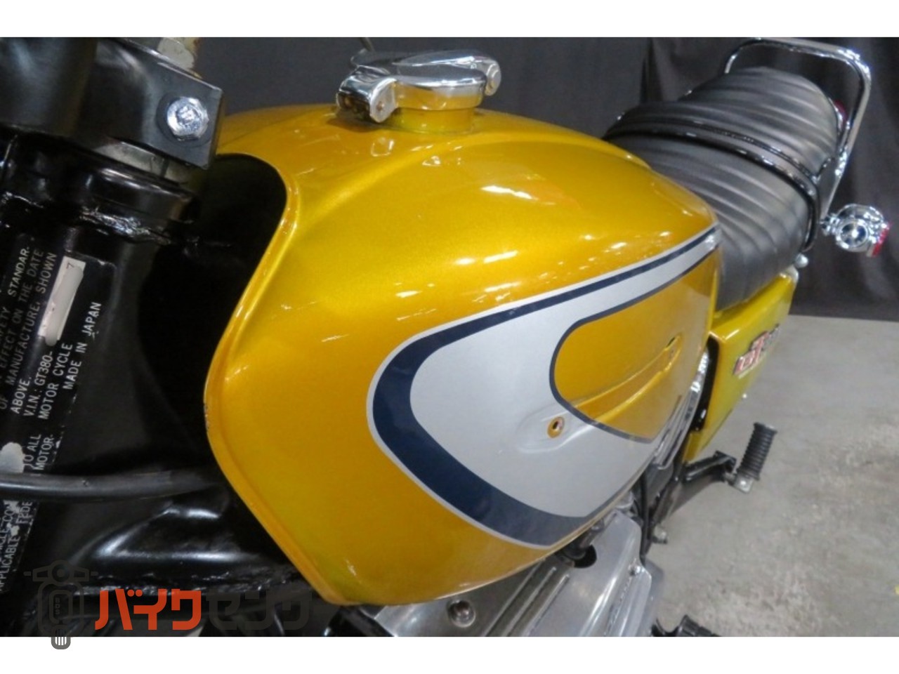スズキ GT380(B4)BLACK集合管 CANDY GOLD B693731| BDSバイクセンサー