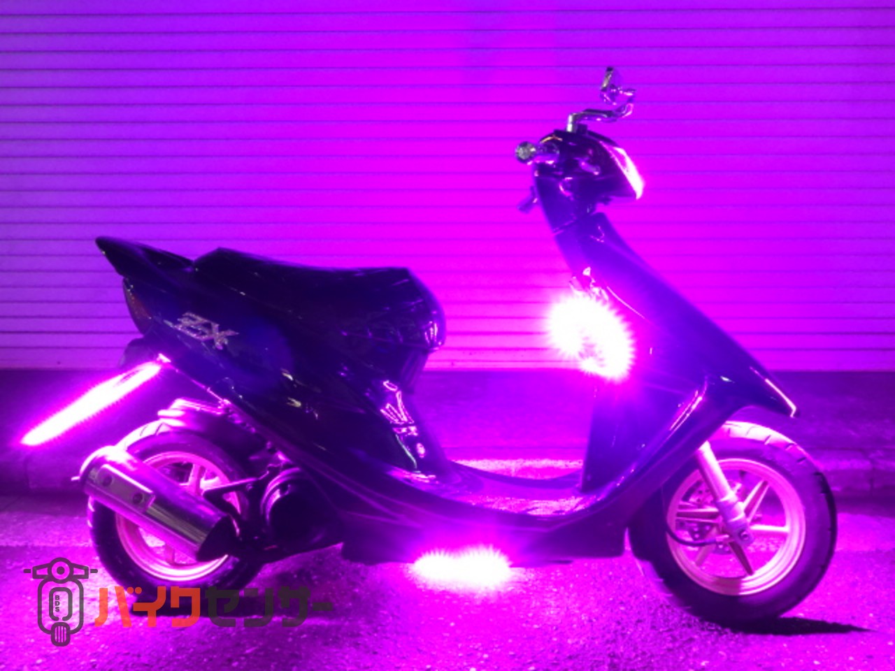 ホンダ DIO ZX NEWアイライン・フルピンクLED・2スピーカー