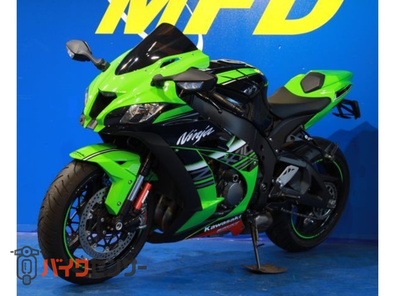 きき カワサキ ZX-10R [S0814015026] カーボンマフラー装着、足回り充実