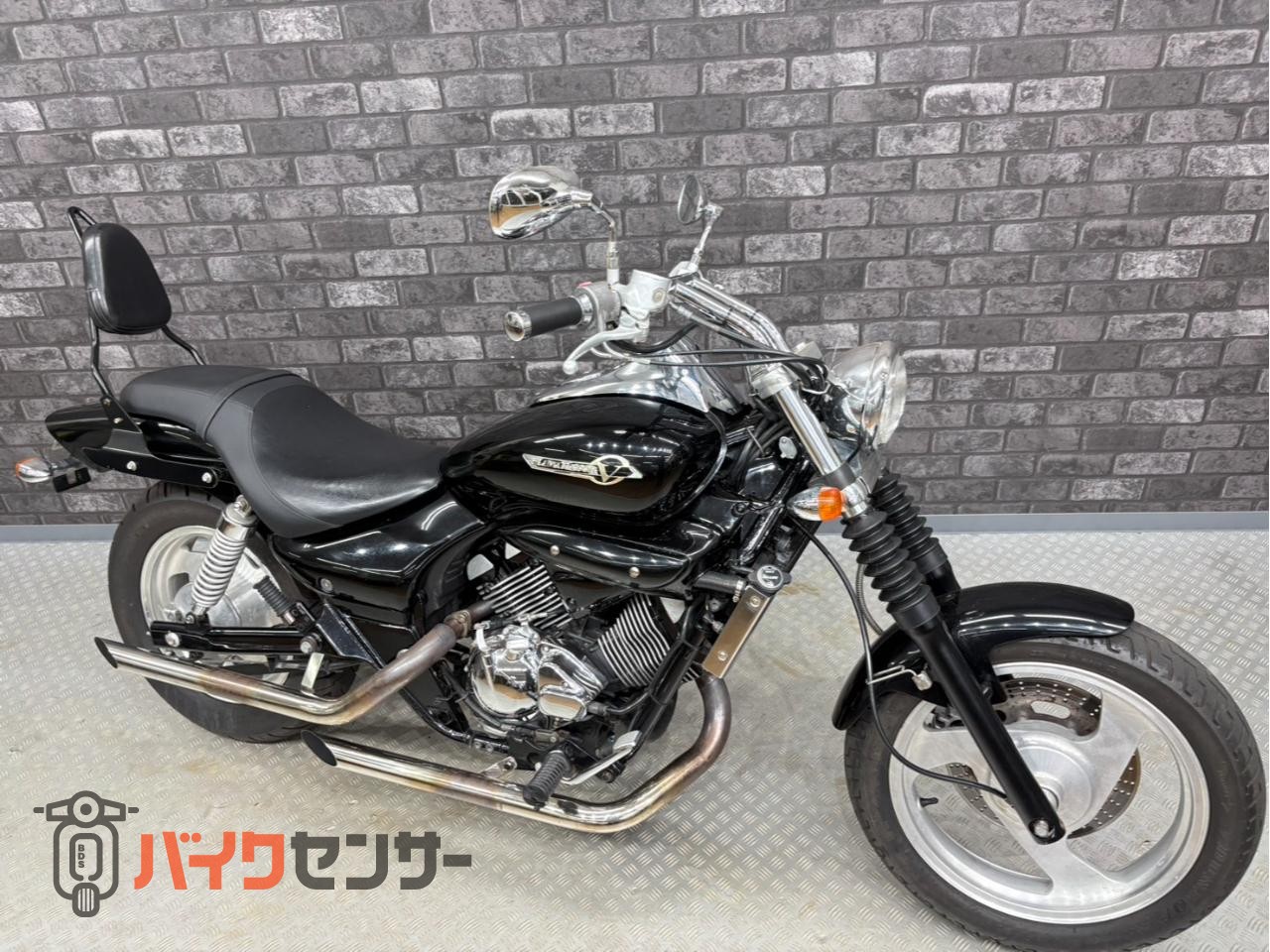 カワサキ エリミネーター250V 社外マフラー バックレスト B694859| BDS