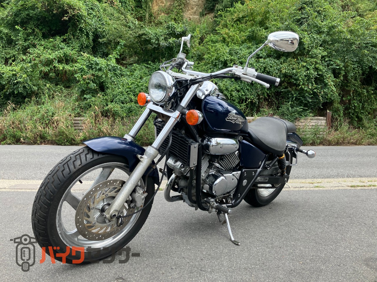 マグナ250 カスタム　車体　船橋より出品 ホンダ 【動画有り】マグナ250／1994年モデル／ネイビーカラー