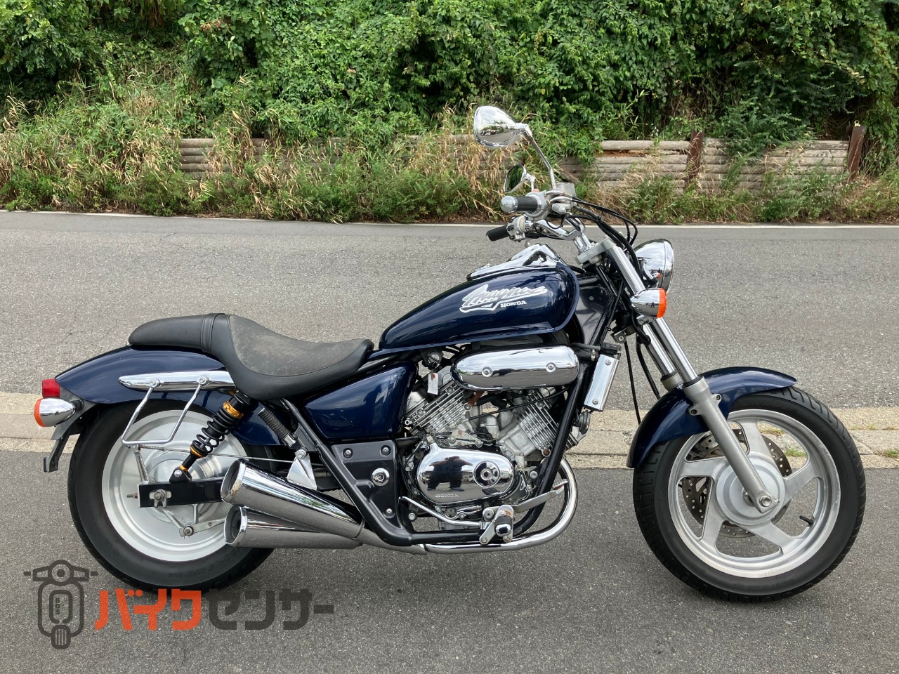 マグナ250 カスタム　車体　船橋より出品 ホンダ 【動画有り】マグナ250／1994年モデル／ネイビーカラー