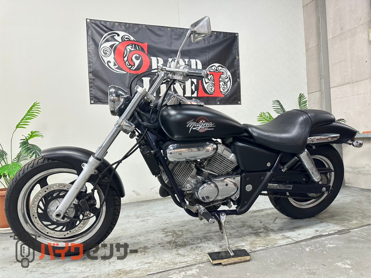 ホンダ マグナ250 スラッシュカットマフラー スモールウインカー フル