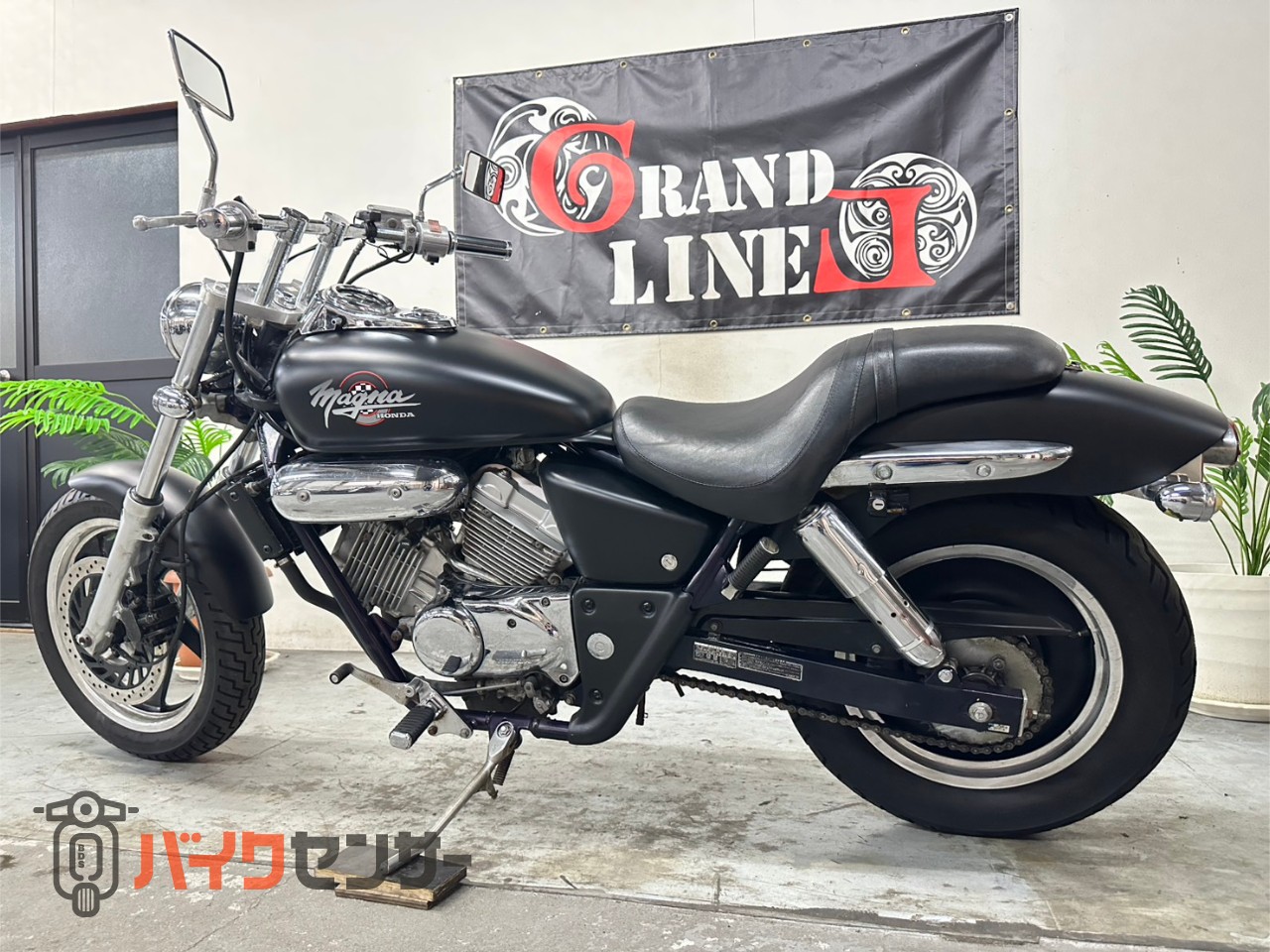 ホンダ マグナ250 スラッシュカットマフラー スモールウインカー フル