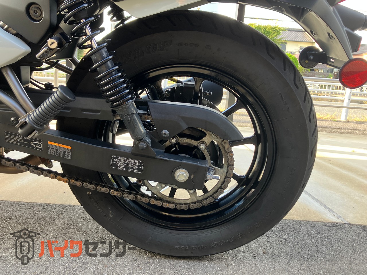 カワサキ エリミネーター400 トリックスターマフラー エンジンガード