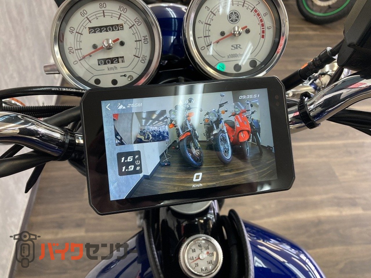 (F)ヤマハ　SR400-Ⅲ＋RZ350メーターパネル F)ヤマハ SR400-Ⅲ＋RZ350メーターパネル F)ヤマハ SR400-Ⅲ＋RZ350