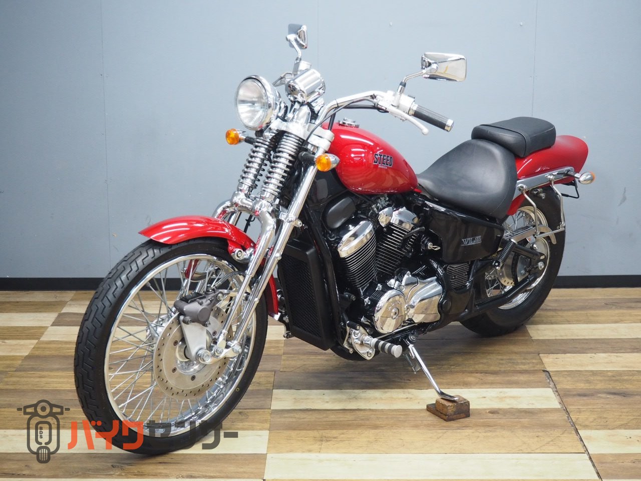 ホンダ スティード400VLS スプリンガー バッグサポート付き B698922