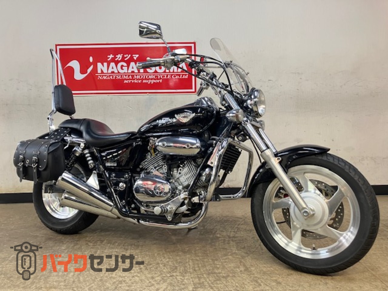 マグナ250 カスタム　車体　船橋より出品 ホンダ マグナ250 2005年モデル 後期型 別体型ETC付き アップ
