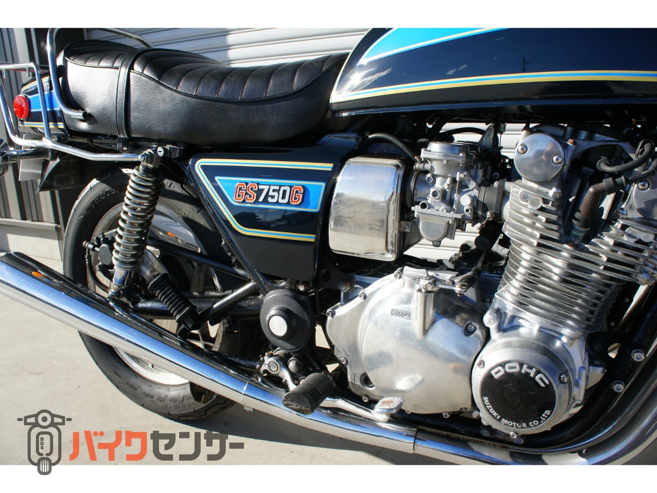 スズキ GS750G 昭和55年2月 タックロールシート オリジナル B069926