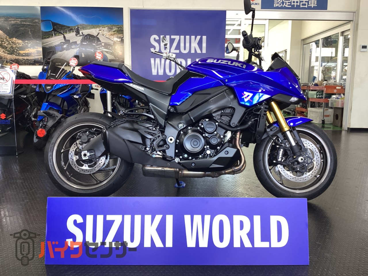 スズキ カタナ 走行距離25km 認定中古車 2025年モデル ブルー B699313