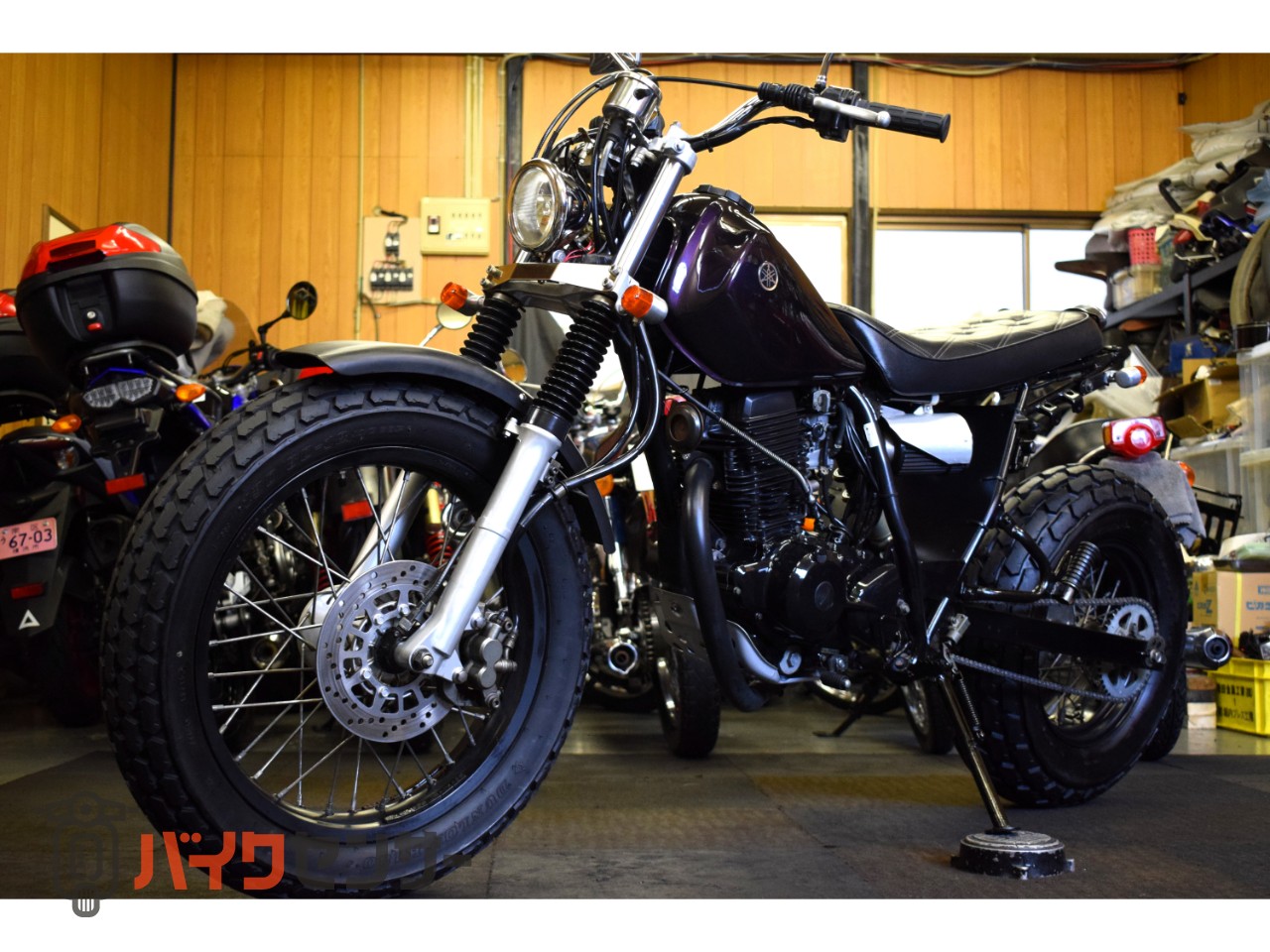 ヤマハ TW200 DG07J スカチューンカスタム SuperTrapマフラー K&N