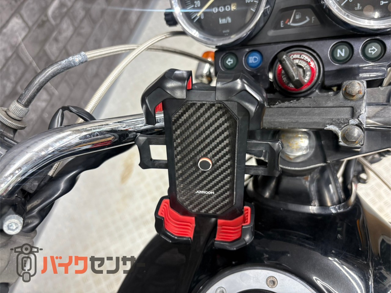 カワサキ ZRX400 ヨシムラマフラー ハンドル ブレーキホース