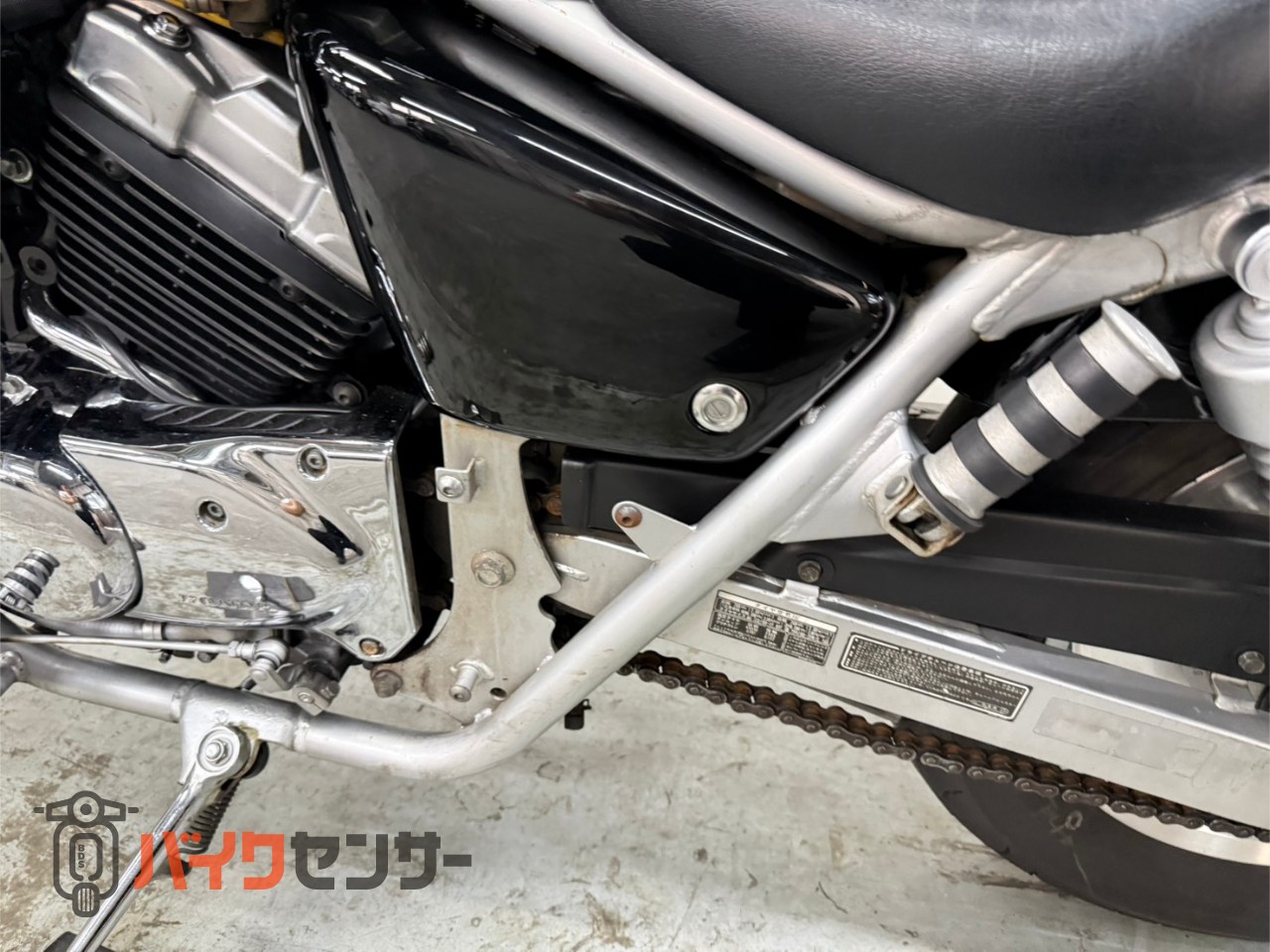 ホンダ マグナ250 V-TWIN MAGNA スラッシュマフラー ロボットハンドル
