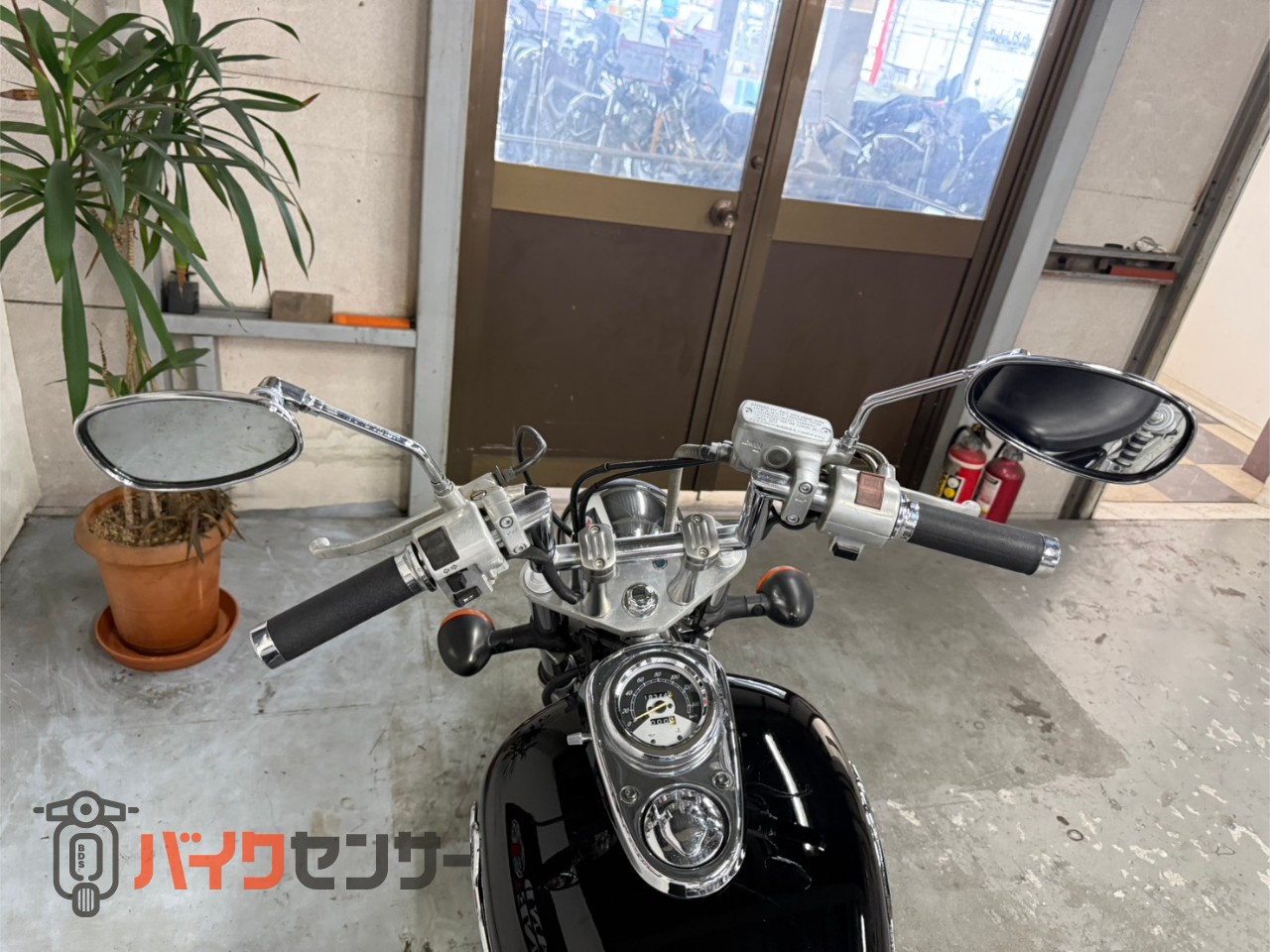 ホンダ マグナ250 V-TWIN MAGNA スラッシュマフラー ロボットハンドル
