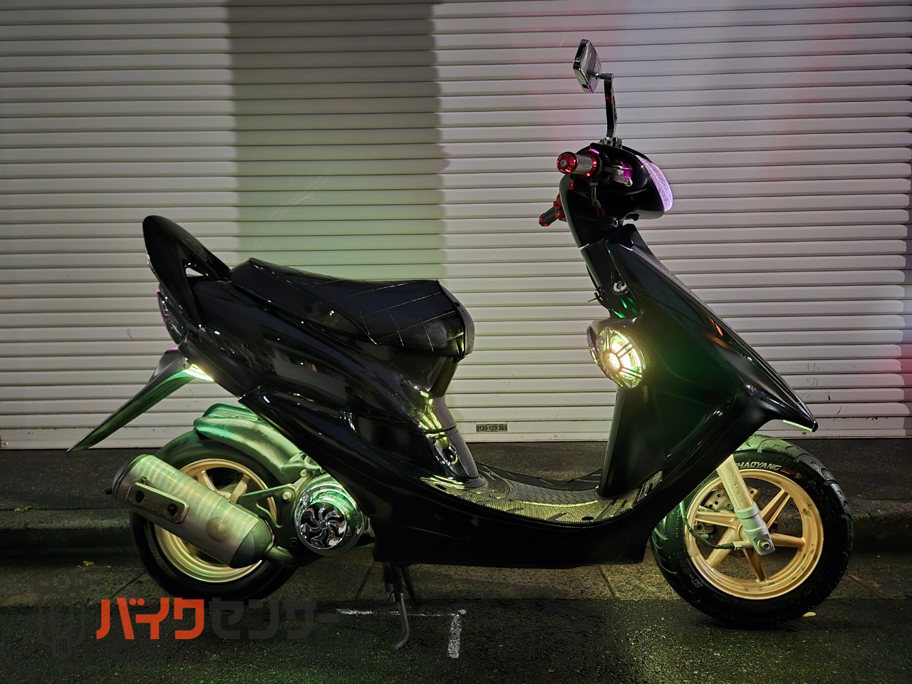 ホンダ DIO ZX 変幻自在LED・ストロボ・Bluetoothアンプ・2スピーカー