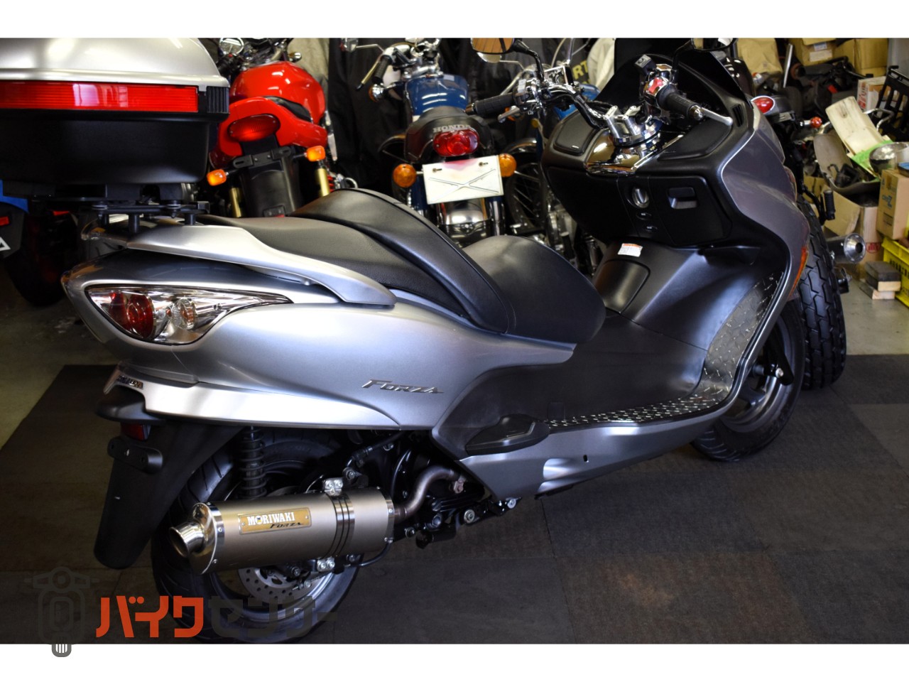 ホンダ フォルツァZ MF08 2006年モデル MORIWAKIマフラー ETC装着済