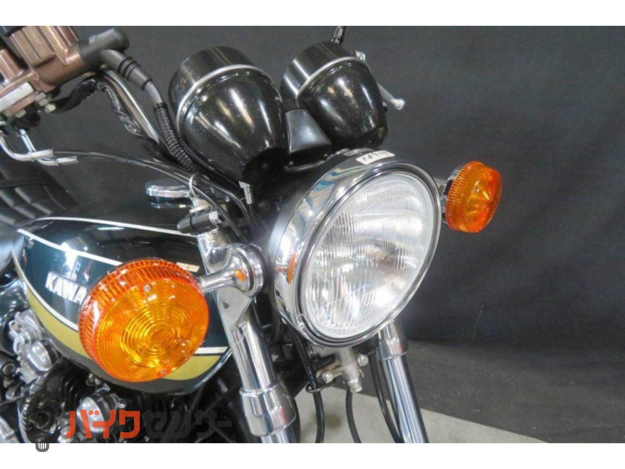 カワサキ 750RS 青玉オリジナルペイント CRキャブ ZUオリジナル集合管
