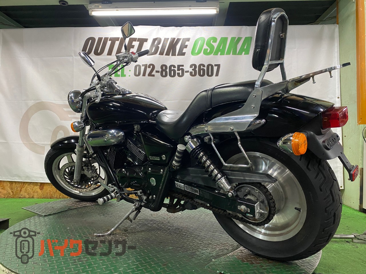 ホンダ マグナ250 2007年最終モデル リヤキャリア サイドバッグステー