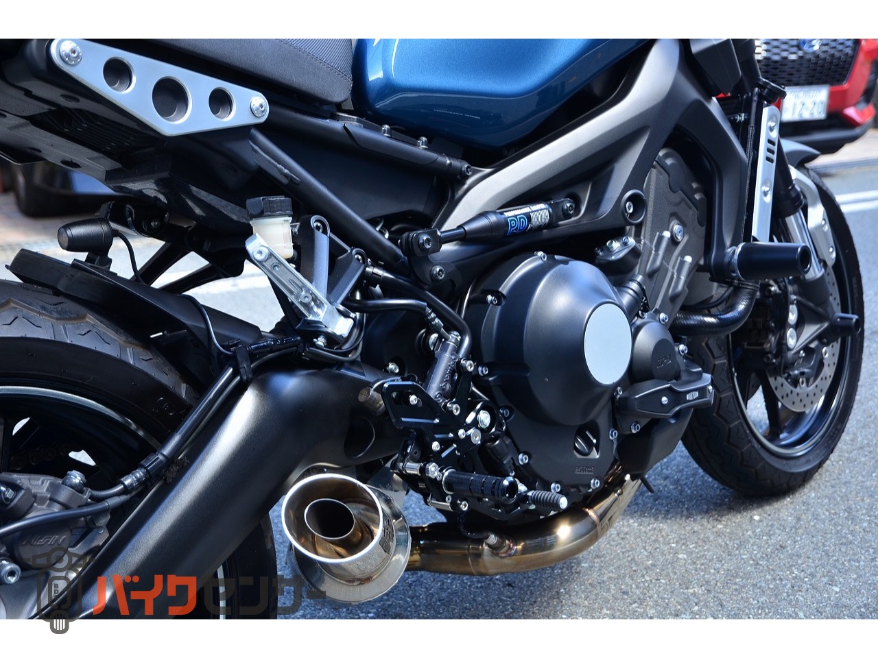ヤマハ XSR900 忠男フルエキ パフォーマンスダンパー バックステップ