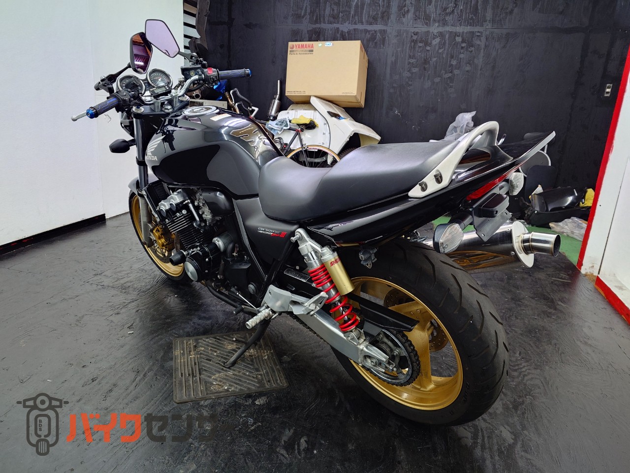 ご依頼品 E】良品♪CB400SF-REVO SP忠男 PURE SPORT 2テールマフラー♪ SP忠男